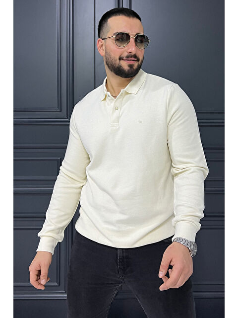 Mishar İtalia Gömlek Yaka Erkek Sweatshirt - S000326478-19966