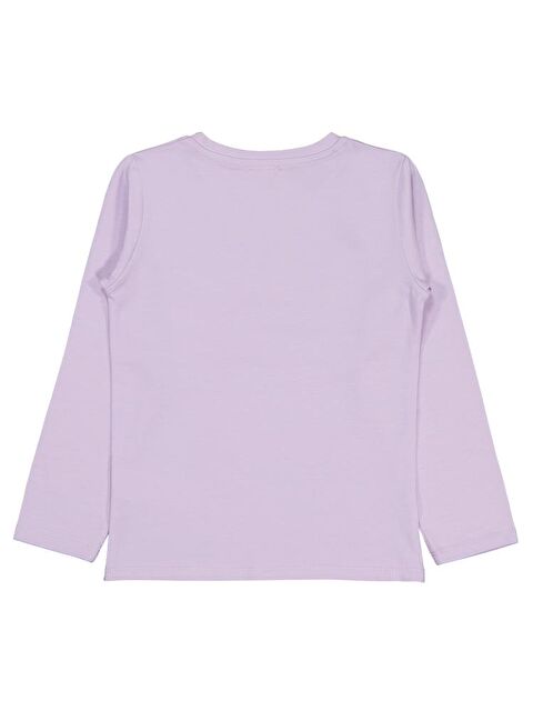 Civil Girls Çiçek Baskılı 6-9 Yaş Sweatshirt - Lila 8-9 Yaş - S000466381-17878