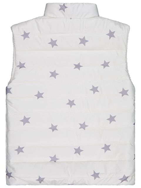 Civil Girls Yıldız Baskılı 10-13 Yaş Yelek - Ekru 13-14 Yaş - S000483595-19965