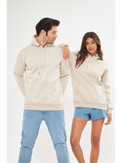 Comstar Unisex Oversize Kanguru Cepli Sweatshirt