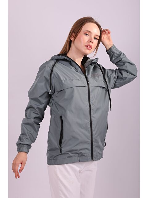 Comstar Kadın Içi Astarlı Suya Dayanıklı Kapüşonlu Cepli Yağmurluk - S000251626-17259