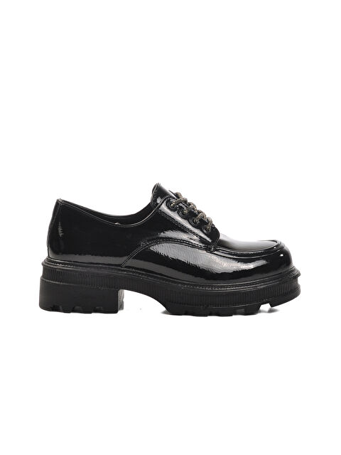 Ayakmod Siyah Rugan Kadın Casual Ayakkabı 7451 Z - S000326512-14430