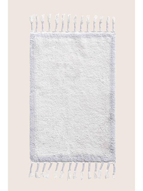 İrya Root Tekli Banyo Paspası %100 Pamuk 50x80 cm Açık Mavi - S000480863-17437