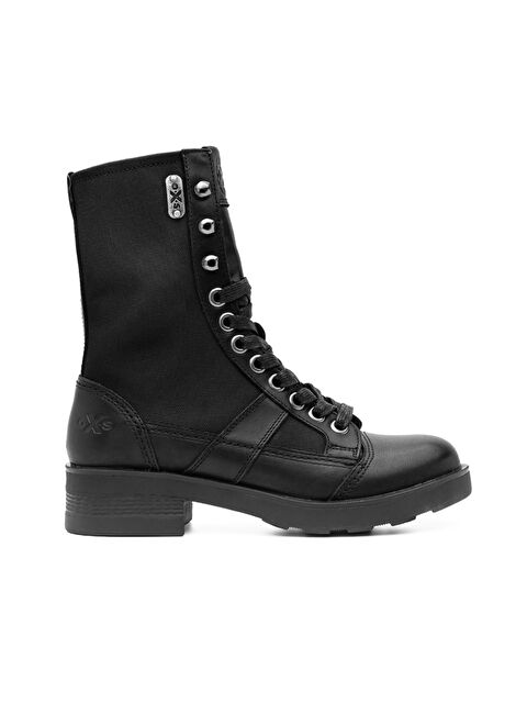 Oxs Kadın Çizme OXW002300 FRANK 0023 MID D NYLON/LEATHER Black - S000524077-19351