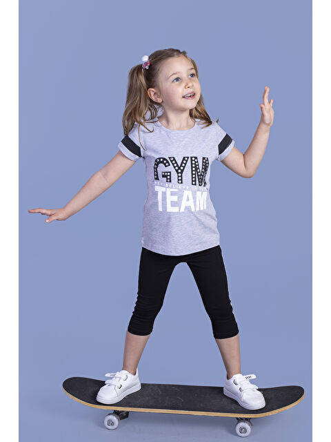 Toontoykids Kız Çocuk Baskılı Taytlı Takım - S000418945-20600