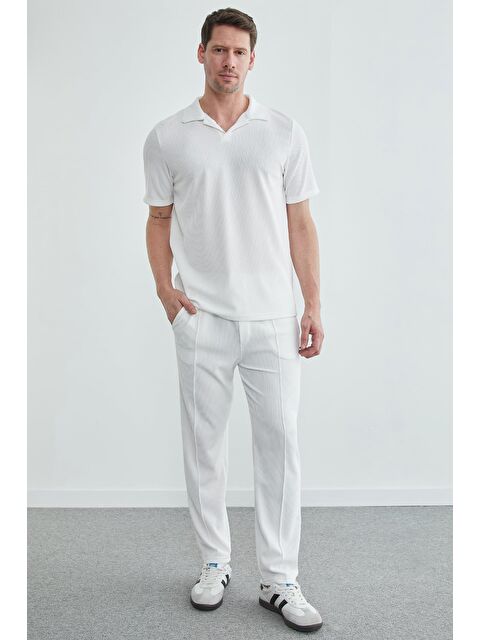 Fullamoda Beli Lastikli Fitilli Çimalı Pantolon - S000514149-19965