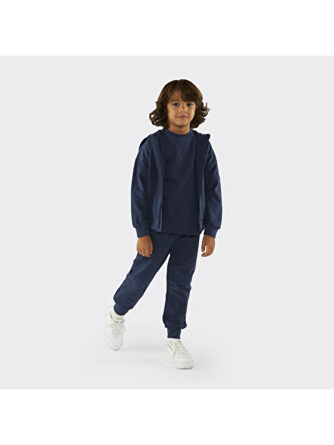 Panço Erkek Çocuk Fermuarlı Sweatshirt - S000269524-21164