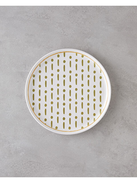 English Home Fusion Seramik Servis Tabağı 26 cm Yeşil - S000437077-18194