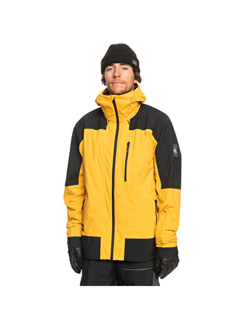 Quiksilver Ultralight Gore-tex Erkek Sarı Snowboard Ceketi - S000489843-20072