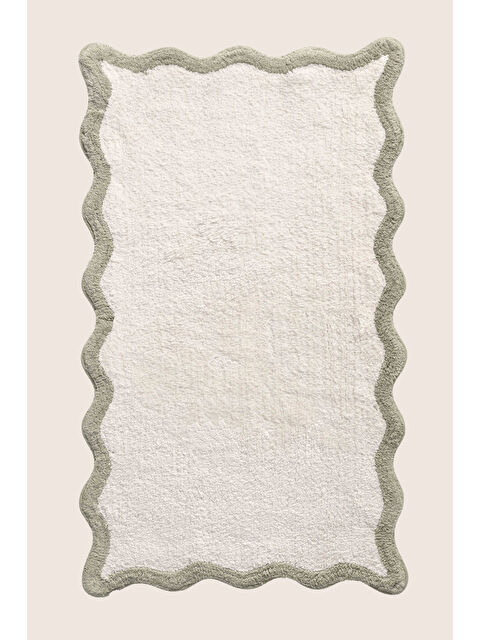 İrya Scallop Tekli Banyo Paspası Bambu 60x100 Yeşil - S000480865-18194