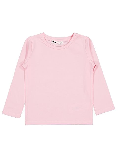 Civil Girls Basic 2-5 Yaş Sweatshirt - Pembe