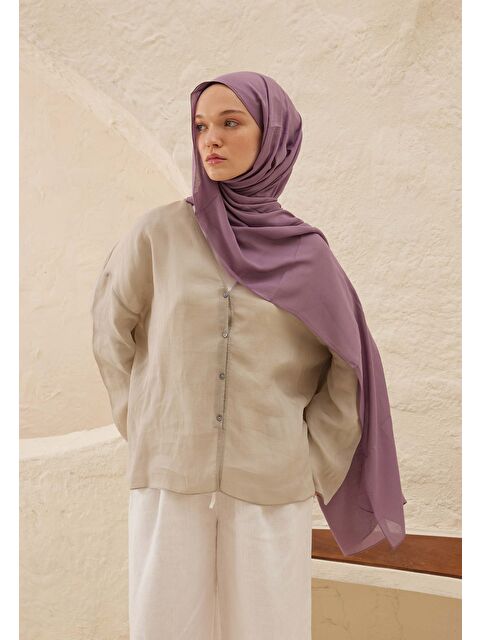 Fresh Scarfs Rami Viskon Şal Lavanta - S000420268-475