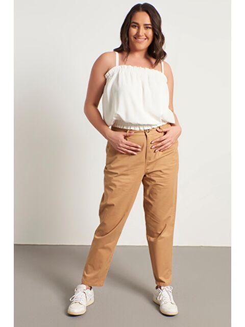 Mylinemoda Pileli Slouchy Pantolon - S000242166-19928