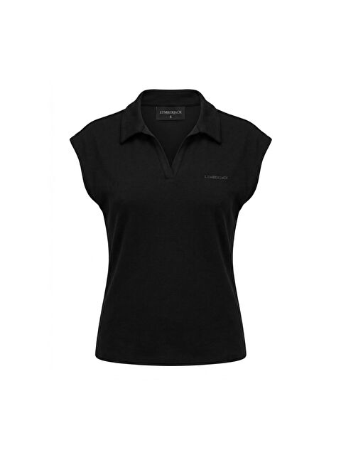 Lumberjack WB 12RONY 6FX Siyah Kadın Kısa Kol T-Shirt