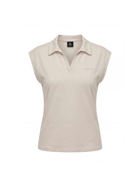 Lumberjack WB 12RAIN 6FX Bej Kadın Kısa Kol T-Shirt