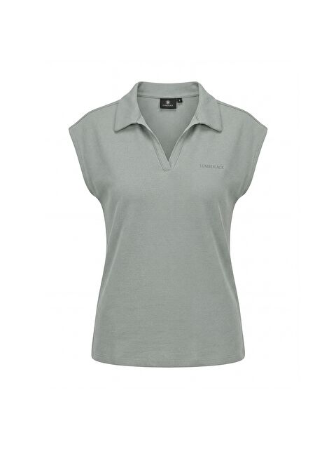 Lumberjack WB 12RAIN 6FX Haki Kadın Kısa Kol T-Shirt