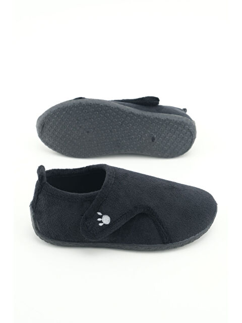 Gezer Kışlık Kız Çocuk Rahat Taban Cırt Cırtlı Ayarlanabilir Ev Okul Kreş Panduf Ayakkabı