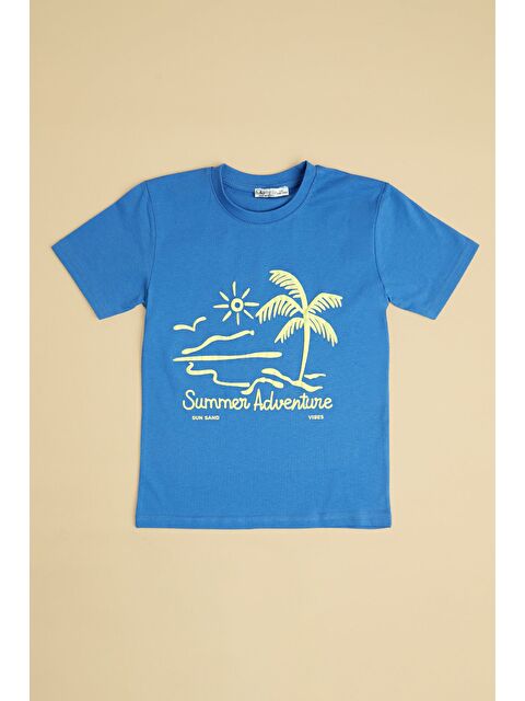 Fullamoda Summer Adventure Baskılı Erkek Çocuk Tişört