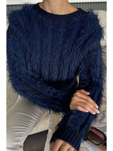 Gülseli Kadın Sakallı Triko Kazak - S000425493-21164