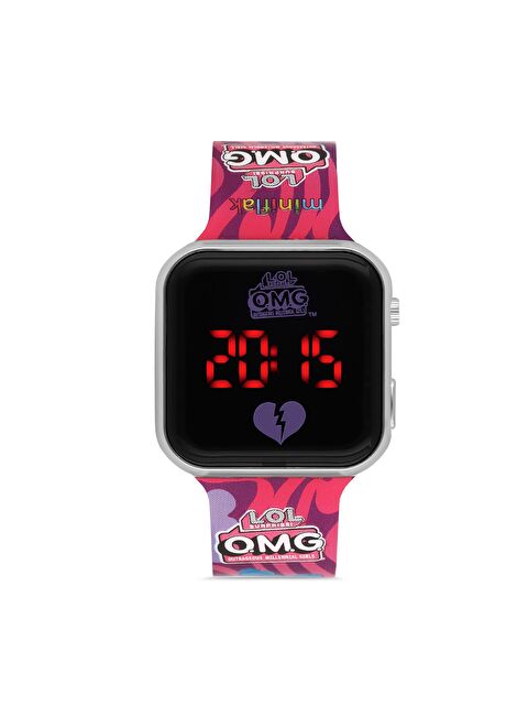 MiniFlak LOL Surprise! OMG Lisanslı OMG8001 Mor Square Led Çocuk Saati - S000417052-20024