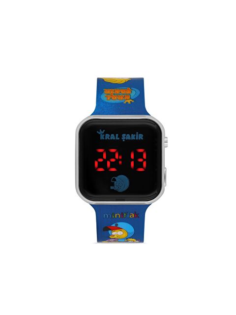 MiniFlak Kral Şakir Lisanslı KS8001 Mavi Square Led Çocuk Saati - S000417054-17234