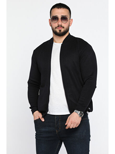 Mishar İtalia Erkek Fermuarlı Cepli Triko Hırka - S000324289-21164