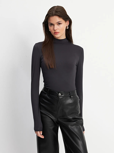 Bipantolon Kadın Antrasit Bluz - S000513197-29666