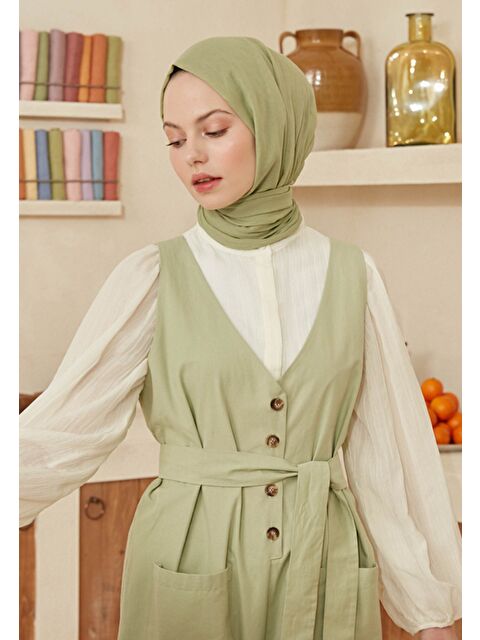 Fresh Scarfs İnce Pamuk Vual Şal Adaçayı - S000420394-229