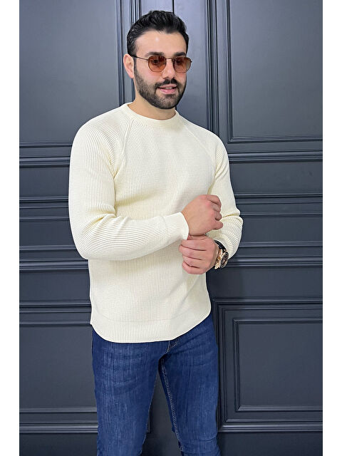 Mishar İtalia Erkek Bisiklet Yaka Triko Kazak - S000326525-25636