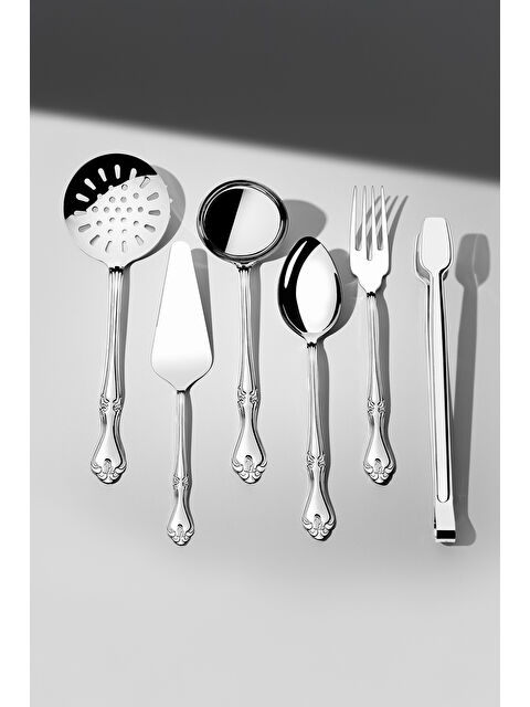 Nehir Lalezar Sade 6 Parça Paslanmaz Çelik Servis Takımı - S000521550-18105