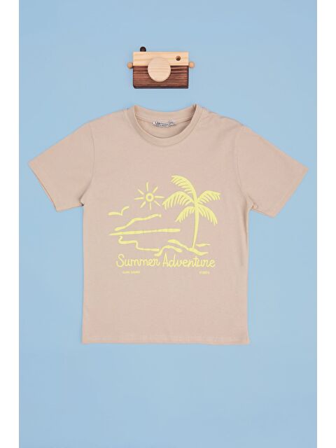 Fullamoda Summer Adventure Baskılı Erkek Çocuk Tişört