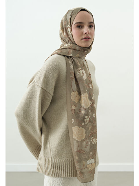 Fresh Scarfs REVERIE DESENLİ PAMUK VİSKON ŞAL ÇAĞLA - S000514040-14939