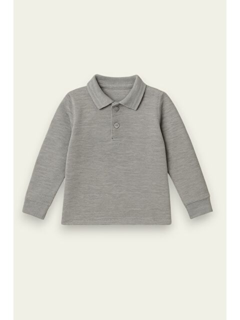 My Kids Wear Okul İçin Uzun Kollu Yakalı Tişört 7-15 Yaş 12081 - S000440818-20600