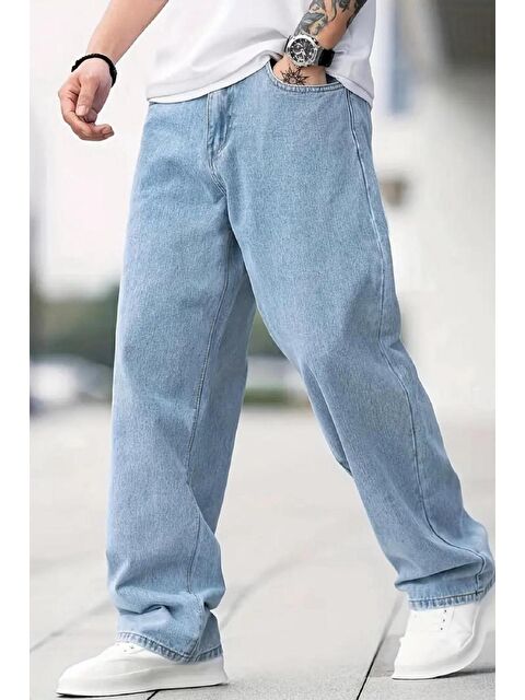 Oksit Reax Seul Erkek Baggy Bol Kesim Jean Pantolon - S000323184-17437