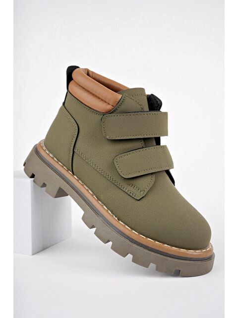 Muggo GADGET Çocuk Unisex Rahat Kalıp Soğuğa Dayanıklı Cırtlı Bot - S000269521-18547