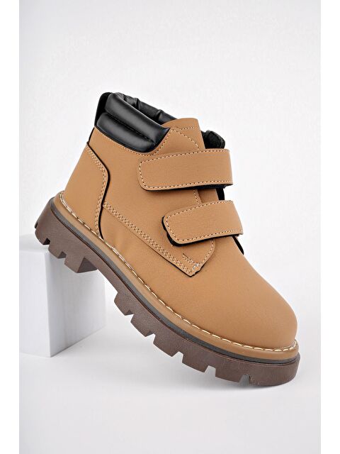 Muggo GADGET Çocuk Unisex Rahat Kalıp Soğuğa Dayanıklı Cırtlı Bot - S000269521-37258