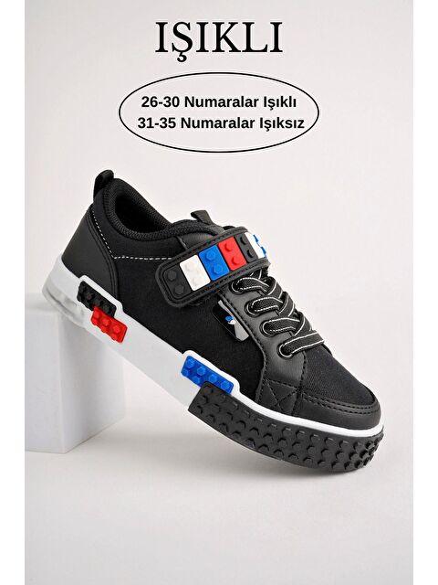 Muggo Sonic Bağcıklı ve Cırtlı Ortopedik Çocuk Sneaker Spor Ayakkabı - S000269510-19351