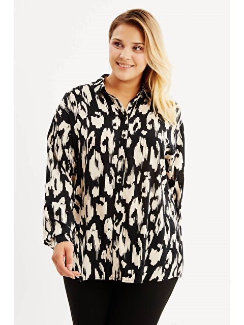 Mylinemoda Desenli Uzun Kollu Gömlek - S000238901-19351