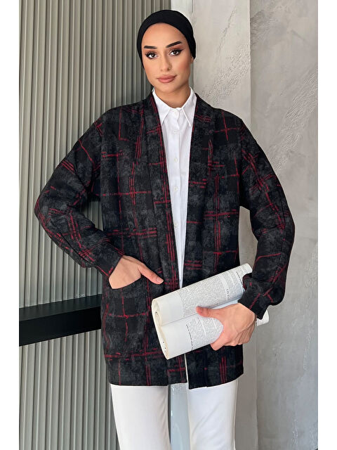 Julude Kadın Tesettür Desenli Ceket - S000301449-37434