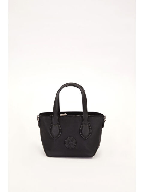 Remsa Saten Kumaş Spor Casual Küçük Boy Çanta 930506 Siyah