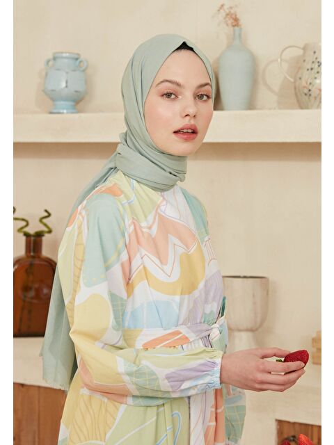 Fresh Scarfs İnce Pamuk Vual Şal Cam Göbeği - S000420394-20054