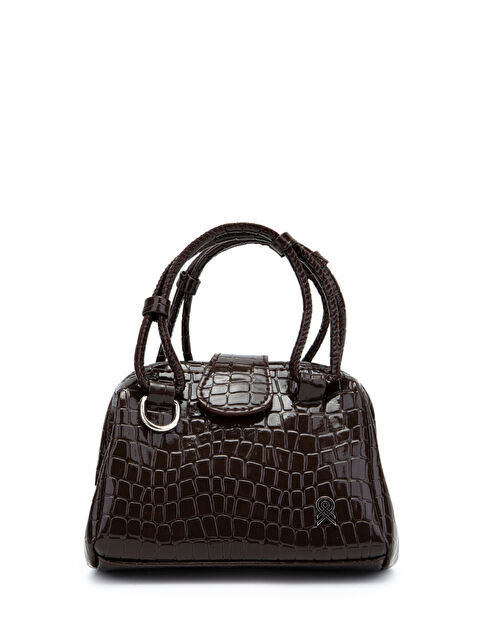 Minebag Mini Cluth Tokyo Kadın El Ve Çapraz Çanta Kahverengi