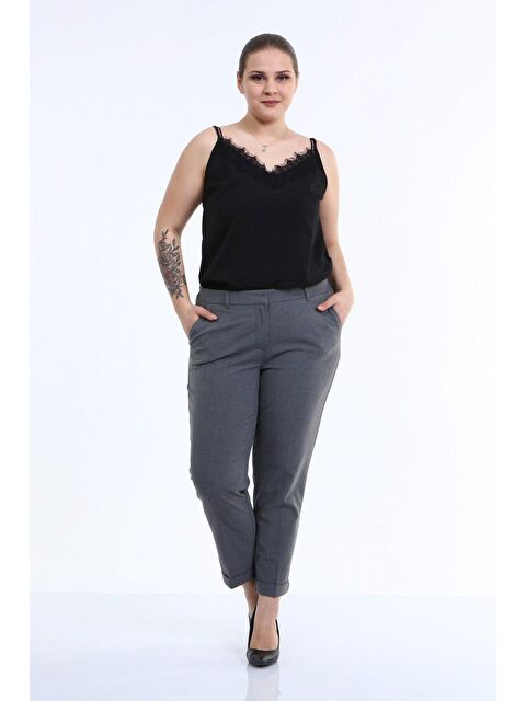 Mylinemoda Cep Detaylı Slim Fit Klasik Pantolon - S000242183-20600