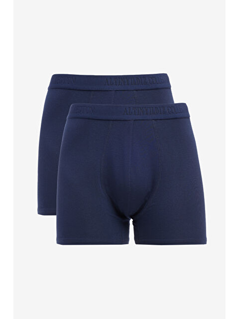 Altınyıldız Classics Erkek Lacivert Yumuşak Dokulu 2'li Paket Boxer - S000416291-21164