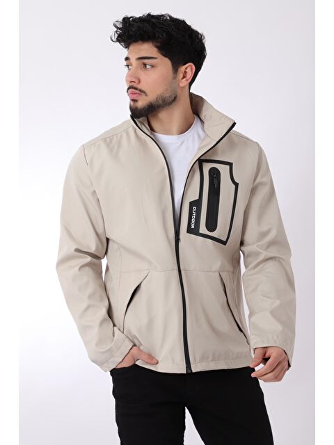 Stilkombin Göğüs Fermuarlı Dik Yaka Yağmurluk/Mevsimlik PLDP 2982_60289 - S000204979-19928