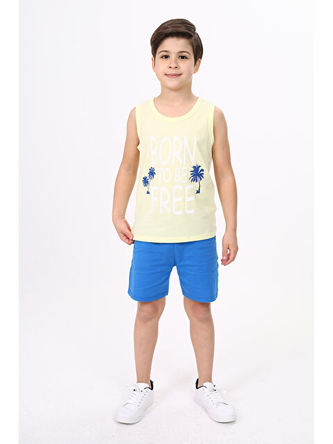 Toontoykids Erkek Çocuk Free Baskılı Şortlu Takım - S000254293-20072