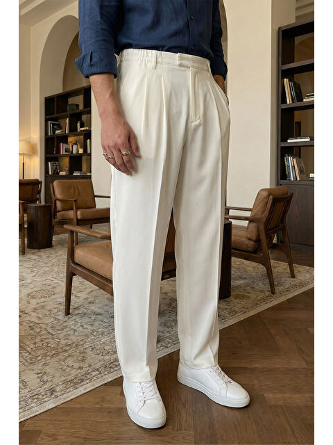 Livio Ferri Baluga Extra Baggy Erkek Kumaş Pantolon