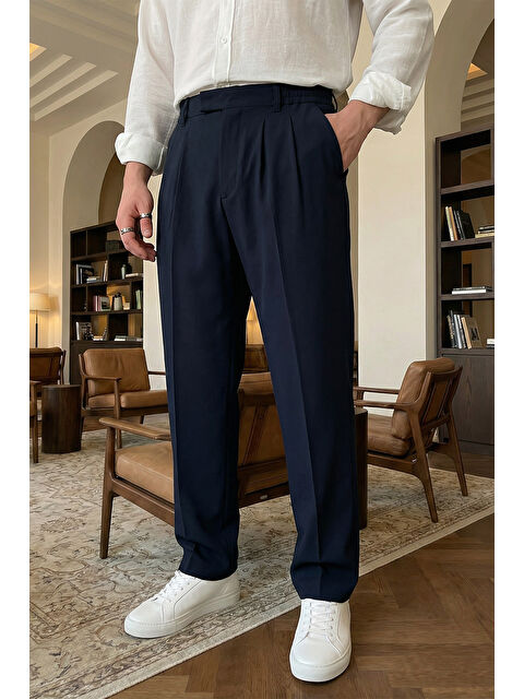 Livio Ferri Baluga Extra Baggy Erkek Kumaş Pantolon