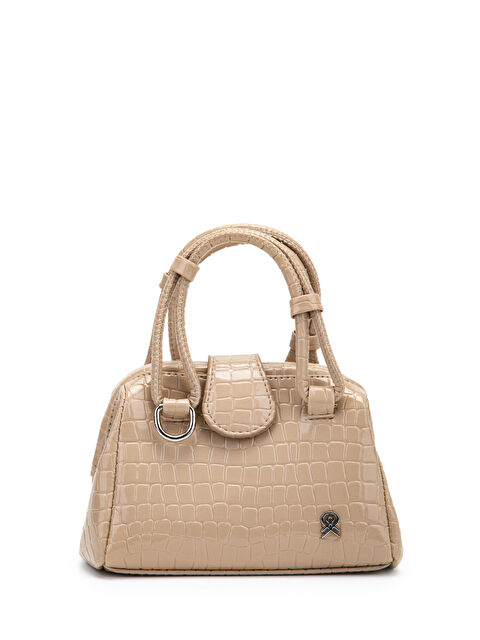 Minebag Mini Cluth Tokyo Kadın El Ve Çapraz Çanta Bej