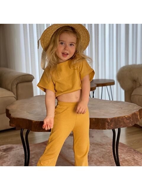 Yami Mia Crop - İspanyol Paça Pantolon Takım - S000215698-20074